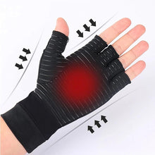 Load image into Gallery viewer, Pair Men Pain Relieve Arthritis Compression Gloves freeshipping - Tyche Ace