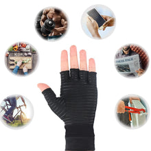 Load image into Gallery viewer, Pair Men Pain Relieve Arthritis Compression Gloves freeshipping - Tyche Ace