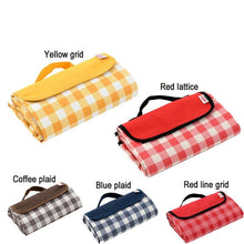 Load image into Gallery viewer, Plaid Outdoor Waterproof Foldable Outdoor Picnic Camping Mat freeshipping - Tyche Ace