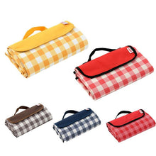 Load image into Gallery viewer, Plaid Outdoor Waterproof Foldable Outdoor Picnic Camping Mat freeshipping - Tyche Ace
