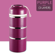 Load image into Gallery viewer, Portable Outdoor Stainless Steel Leak-Proof Food Containers freeshipping - Tyche Ace
