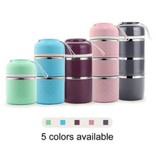 Load image into Gallery viewer, Portable Outdoor Stainless Steel Leak-Proof Food Containers freeshipping - Tyche Ace