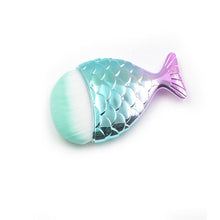 Load image into Gallery viewer, Professional Mermaid Fish Tail Powder Foundation Makeup Cosmetic Brushes freeshipping - Tyche Ace