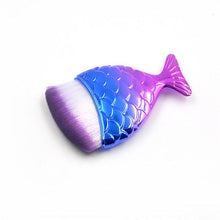 Load image into Gallery viewer, Professional Mermaid Fish Tail Powder Foundation Makeup Cosmetic Brushes freeshipping - Tyche Ace