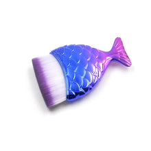 Load image into Gallery viewer, Professional Mermaid Fish Tail Powder Foundation Makeup Cosmetic Brushes freeshipping - Tyche Ace