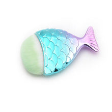 Load image into Gallery viewer, Professional Mermaid Fish Tail Powder Foundation Makeup Cosmetic Brushes freeshipping - Tyche Ace