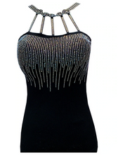 Load image into Gallery viewer, Rhinestone Ladies Shiny Padded Camisoles freeshipping - Tyche Ace