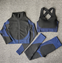 Load image into Gallery viewer, Seamless Women Yoga Workout Sportswear Sets