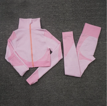 Load image into Gallery viewer, Seamless Women Yoga Workout Sportswear Sets
