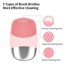 Load image into Gallery viewer, Silicone Sonic Mini Electric Facial Deep Pore Cleansing Massager Device freeshipping - Tyche Ace