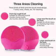 Load image into Gallery viewer, Silicone Ultrasonic Electric Facial Cleansing Massager Brush freeshipping - Tyche Ace