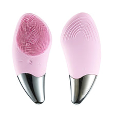 Load image into Gallery viewer, Silicone Ultrasonic Electric Vibration Deep Pore Cleaning Massage Brush freeshipping - Tyche Ace