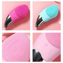 Load image into Gallery viewer, Silicone Ultrasonic Electric Vibration Deep Pore Cleaning Massage Brush freeshipping - Tyche Ace