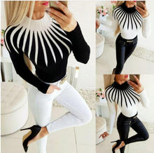 Load image into Gallery viewer, Slim Fit Women Knitted Turtleneck Sweaters freeshipping - Tyche Ace