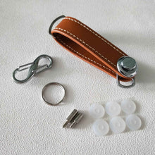 Load image into Gallery viewer, Smart Pocket Leather Key Organiser Pouch Bag Case freeshipping - Tyche Ace