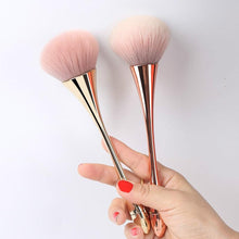 Load image into Gallery viewer, Soft Large Rose Gold Professional Makeup Powder Blush Brush freeshipping - Tyche Ace