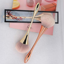 Load image into Gallery viewer, Soft Large Rose Gold Professional Makeup Powder Blush Brush freeshipping - Tyche Ace