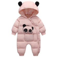 Load image into Gallery viewer, Stylish Baby Thick Cotton Panda Cartoon Winter Hooded Rompers freeshipping - Tyche Ace