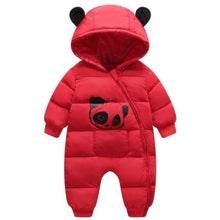 Load image into Gallery viewer, Stylish Baby Thick Cotton Panda Cartoon Winter Hooded Rompers freeshipping - Tyche Ace