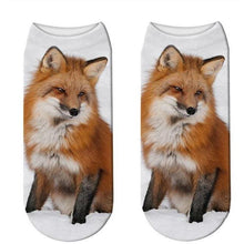 Load image into Gallery viewer, Stylish Enchanting Men & Women 3D Fox Print Socks freeshipping - Tyche Ace