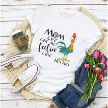 Load image into Gallery viewer, Stylish Fashionable Women Graphic  Print Mother Summer Shirt Tops freeshipping - Tyche Ace
