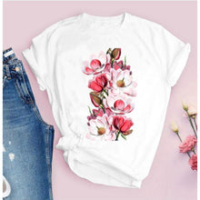 Load image into Gallery viewer, Stylish Fashionable Women Graphic  Print Mother Summer Shirt Tops freeshipping - Tyche Ace