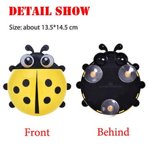 Load image into Gallery viewer, Stylish Ladybug Design Wall Mounted Toothbrush Holder Children Bath Toys freeshipping - Tyche Ace