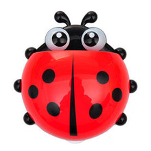 Load image into Gallery viewer, Stylish Ladybug Design Wall Mounted Toothbrush Holder Children Bath Toys freeshipping - Tyche Ace