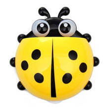 Load image into Gallery viewer, Stylish Ladybug Design Wall Mounted Toothbrush Holder Children Bath Toys freeshipping - Tyche Ace