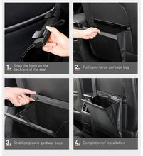 Load image into Gallery viewer, Stylish Sleek Car Backseat Magnetic Organiser Rubbish Bin freeshipping - Tyche Ace