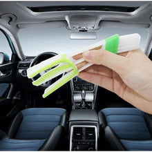 Load image into Gallery viewer, Two in One Green Car Air-conditioning Vent Cleaning Brush & Dirt Duster freeshipping - Tyche Ace