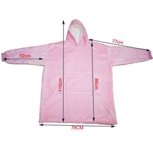 Load image into Gallery viewer, Ultra Plush Winter Sherpa Blanket Hoodie With Sleeves freeshipping - Tyche Ace