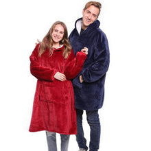 Load image into Gallery viewer, Ultra Plush Winter Sherpa Blanket Hoodie With Sleeves freeshipping - Tyche Ace