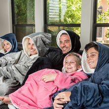 Load image into Gallery viewer, Ultra Plush Winter Sherpa Blanket Hoodie With Sleeves freeshipping - Tyche Ace
