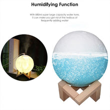 Load image into Gallery viewer, Ultrasonic LED 3D Moon Design Essential Oil Diffuser Humidifier freeshipping - Tyche Ace