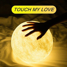 Load image into Gallery viewer, Ultrasonic LED 3D Moon Design Essential Oil Diffuser Humidifier freeshipping - Tyche Ace