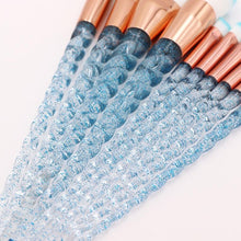 Load image into Gallery viewer, Unicorn Glitter Design Makeup Brushes Set freeshipping - Tyche Ace