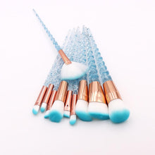 Load image into Gallery viewer, Unicorn Glitter Design Makeup Brushes Set freeshipping - Tyche Ace