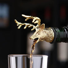 Load image into Gallery viewer, Unique Zinc Alloy Deer Stag Head Wine Pourer Bottle Stopper freeshipping - Tyche Ace