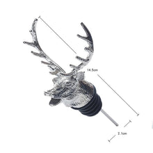 Load image into Gallery viewer, Unique Zinc Alloy Deer Stag Head Wine Pourer Bottle Stopper freeshipping - Tyche Ace
