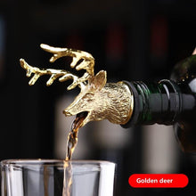 Load image into Gallery viewer, Unique Zinc Alloy Deer Stag Head Wine Pourer Bottle Stopper freeshipping - Tyche Ace