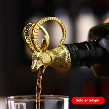 Load image into Gallery viewer, Unique Zinc Alloy Deer Stag Head Wine Pourer Bottle Stopper freeshipping - Tyche Ace