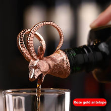 Load image into Gallery viewer, Unique Zinc Alloy Deer Stag Head Wine Pourer Bottle Stopper freeshipping - Tyche Ace