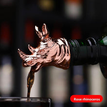 Load image into Gallery viewer, Unique Zinc Alloy Deer Stag Head Wine Pourer Bottle Stopper freeshipping - Tyche Ace