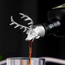 Load image into Gallery viewer, Unique Zinc Alloy Deer Stag Head Wine Pourer Bottle Stopper freeshipping - Tyche Ace