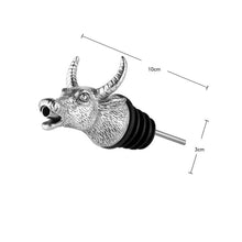 Load image into Gallery viewer, Unique Zinc Alloy Deer Stag Head Wine Pourer Bottle Stopper freeshipping - Tyche Ace