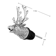 Load image into Gallery viewer, Unique Zinc Alloy Deer Stag Head Wine Pourer Bottle Stopper freeshipping - Tyche Ace