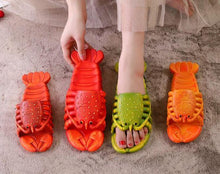 Load image into Gallery viewer, Unisex Adults and Kids 3D Lobster Non-Slip Beach Flip Flops freeshipping - Tyche Ace