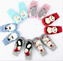 Load image into Gallery viewer, Unisex Baby Cartoon Thick Cotton Winter Sock with Rubber Soles freeshipping - Tyche Ace