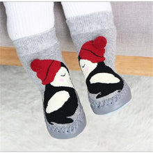 Load image into Gallery viewer, Unisex Baby Cartoon Thick Cotton Winter Sock with Rubber Soles freeshipping - Tyche Ace